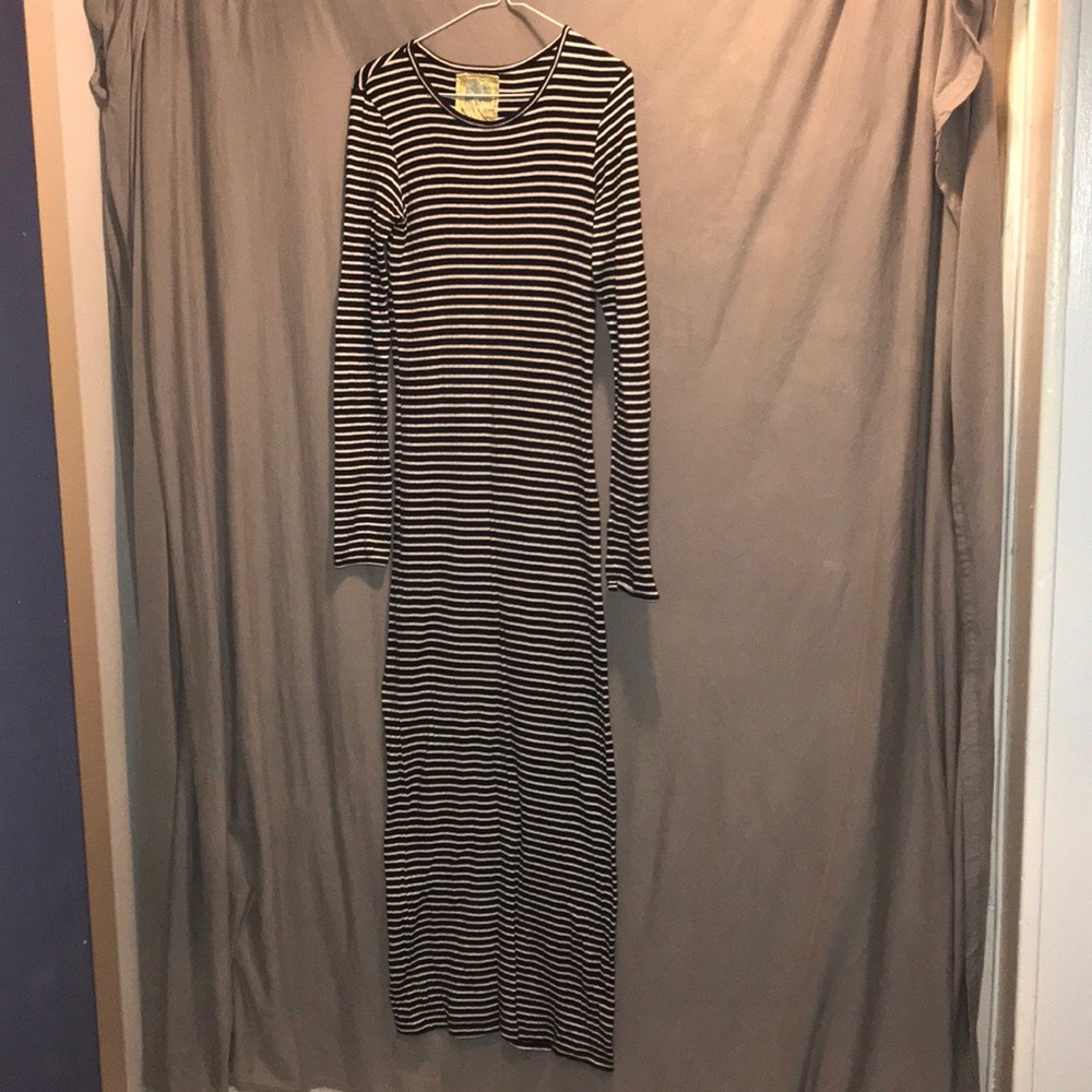 Free People Long Sleeve Maxi Dress Medium